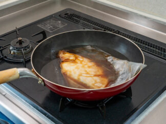 カレイの煮付の調理方法