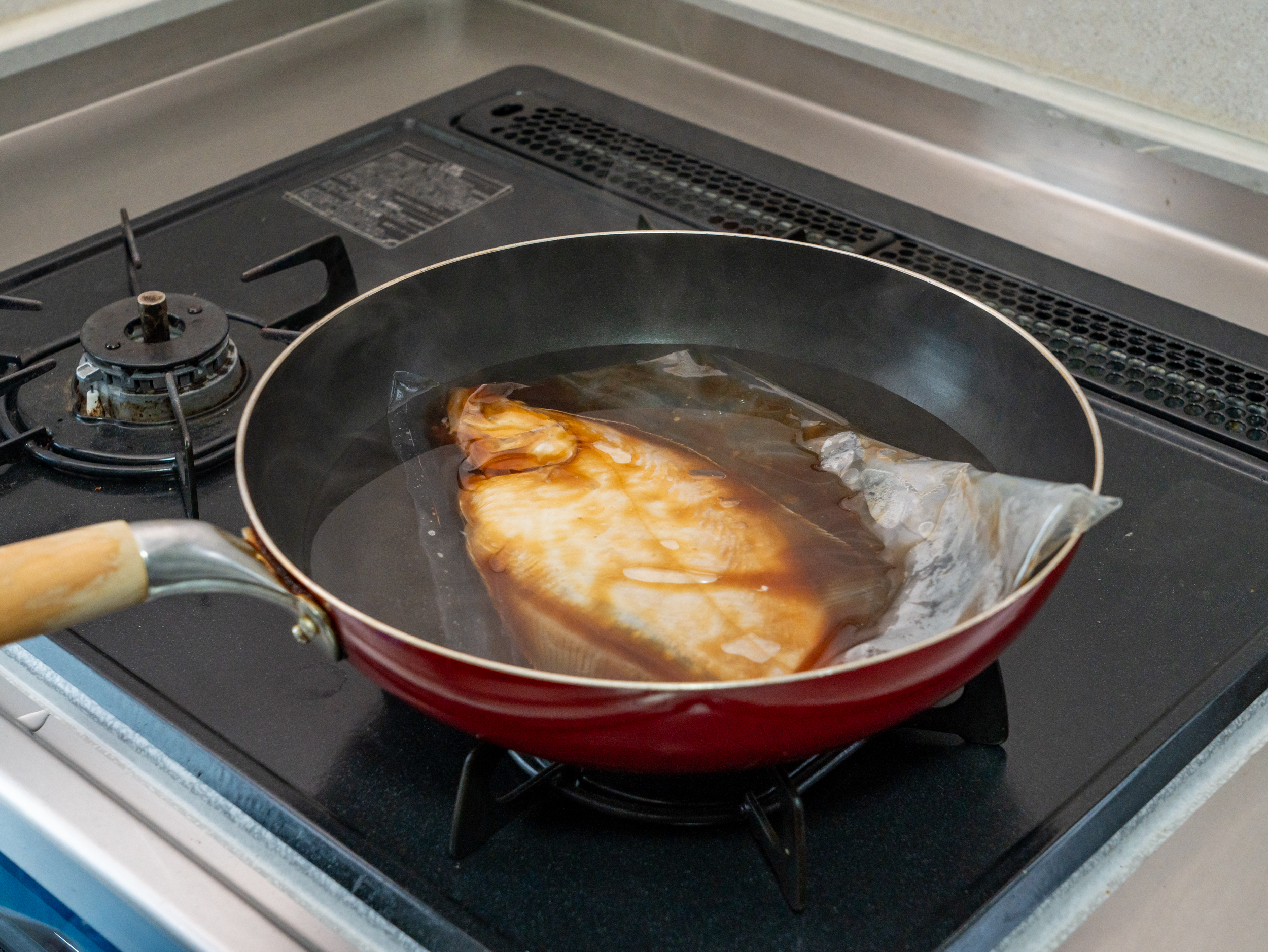 カレイの煮付の調理方法